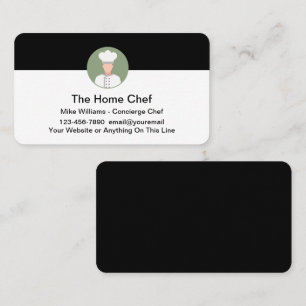 Koch Cook Cooking Theme Business Cards Visitenkarte