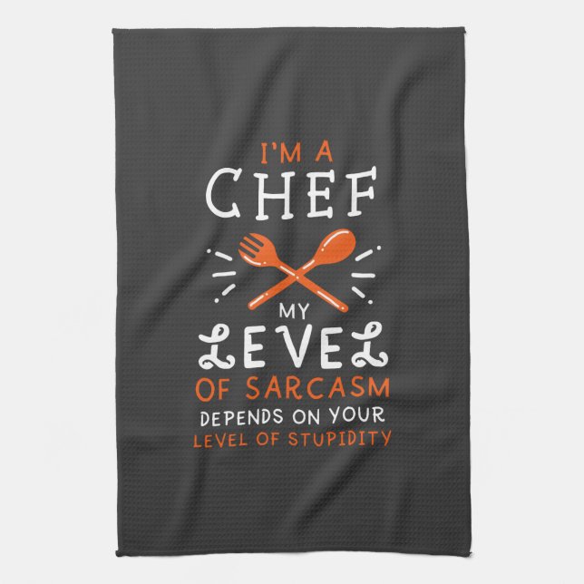 Koch Cook Funny Gift Geschirrtuch (Vertikal)