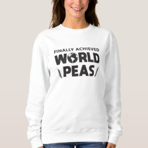 Koch Cook schließlich Erreichte Welt Erbsen Kochen Sweatshirt