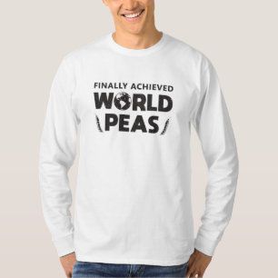 Koch Cook schließlich Erreichte Welt Erbsen Kochen T-Shirt