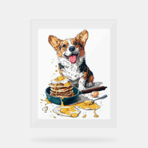 Koch Corgi - Funny Cooking Dog Acrylschild