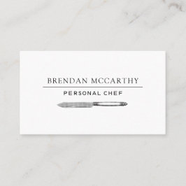 Koch Cutlery Logo Koch Services Visitenkarte