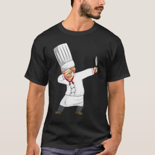 Koch Dabbing Chefkoch Kulinarisches Gericht beim K T-Shirt