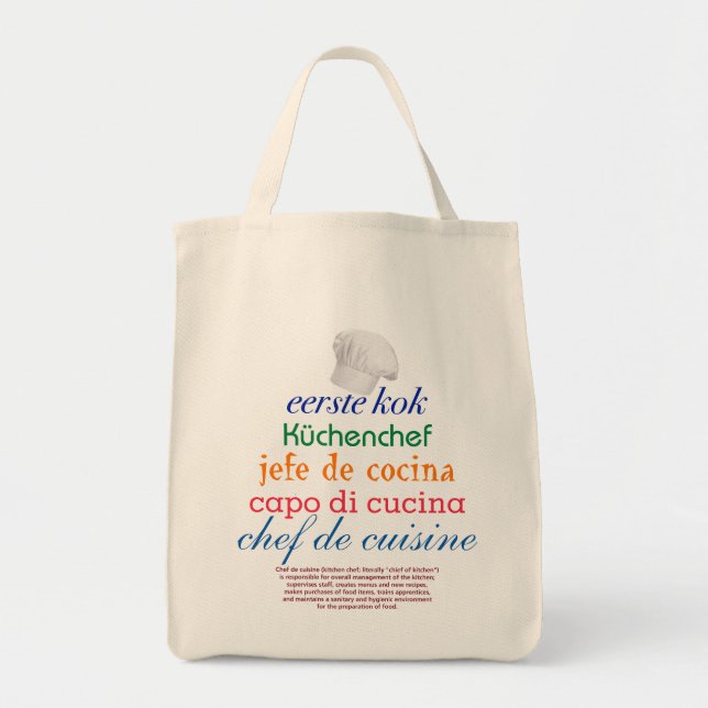 Koch de Cuisine Tragetasche (Vorne)