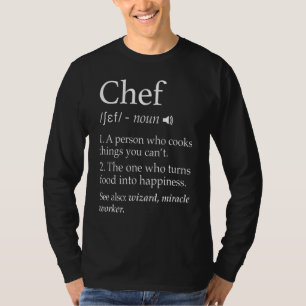 Koch Definition Funny Line Sprichwort Koch Koch Ko T-Shirt