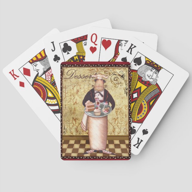 Koch Dessert Spielkarten (Rückseite)