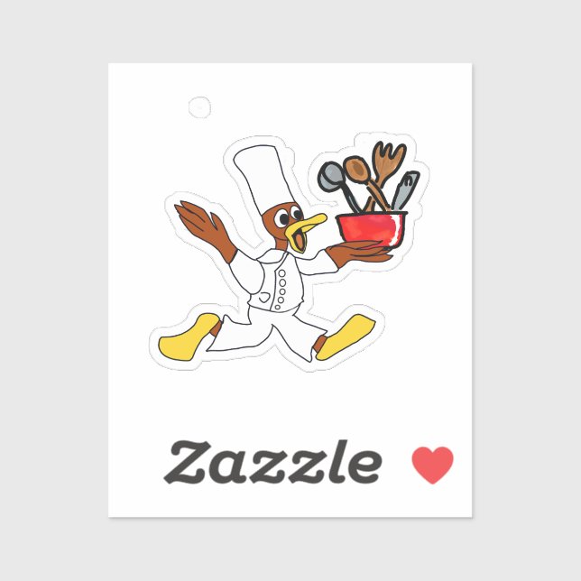 Koch Ducky Kazoo Aufkleber (Blatt)