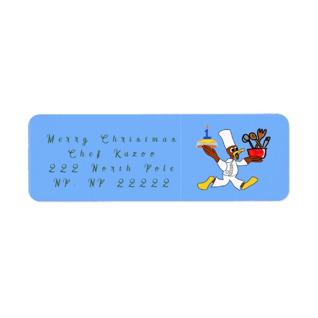 Koch Ducky Kazoo Rücksendeadresse (Vorne)