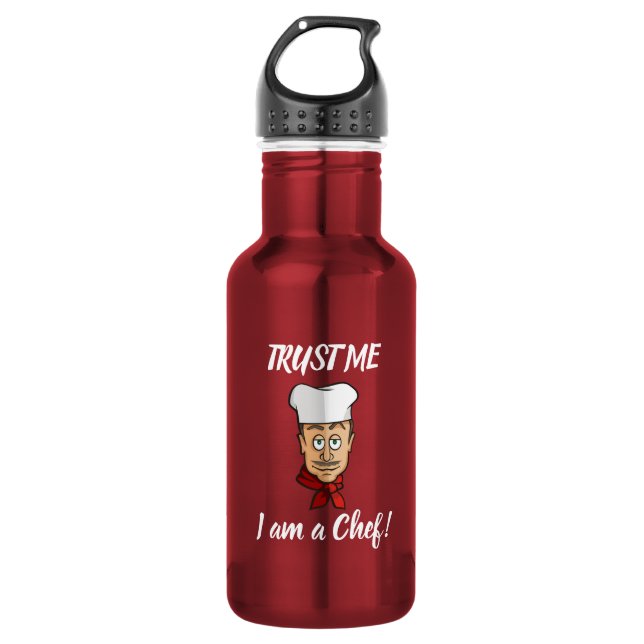 Koch Edelstahlflasche (Vorderseite)