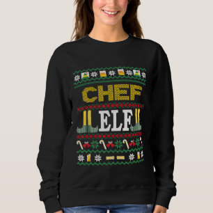 Koch Elf Weihnachten Sweatshirt