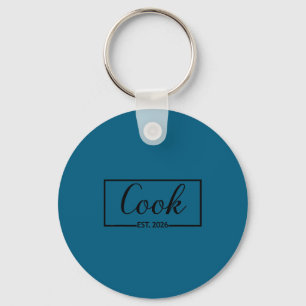 Koch Est 2026 Chef Kochen Schlüsselanhänger