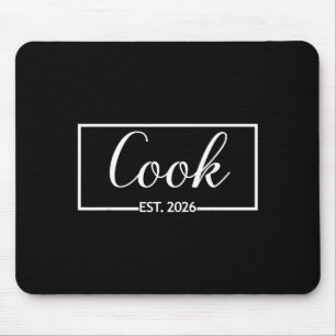 Koch Est Chef Kochen Kulinarisch Abschluss Mousepad