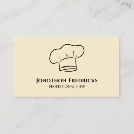 Koch Food Catering Service Beruflich Visitenkarte