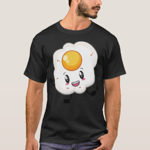 Koch frittiertes Ei Kochen Party Kochen T-Shirt