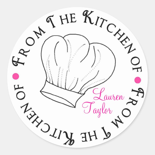 Koch Hat Backen Kochen Kochen Sticker (Vorderseite)