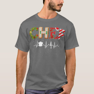 Koch Hat Heartbeat Weihnachten Weihnachten Weihnac T-Shirt