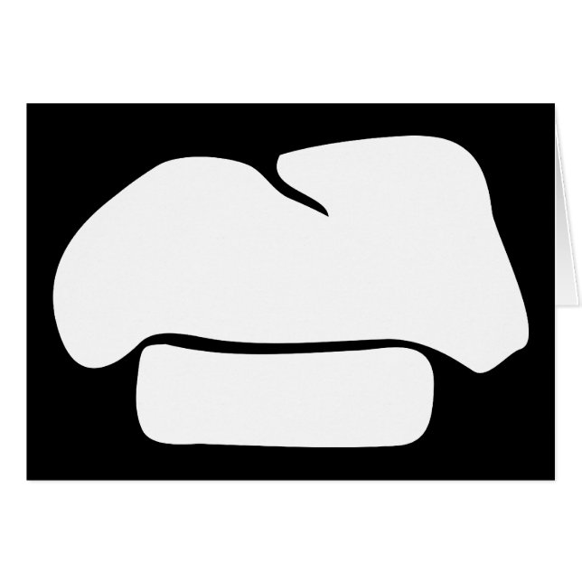 Koch Hut Silhouette (Vorderseite (Horizontal))