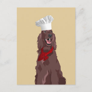Koch Irish Red Setter Dog for Dog Lovers Postkarte