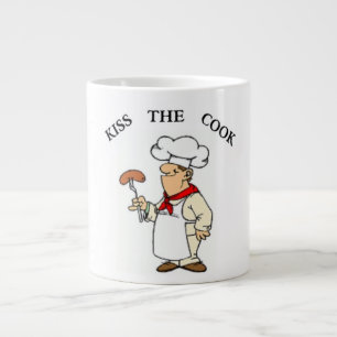 Koch "KISS THE COOK" Jumbo-Tasse