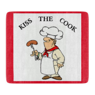 Koch "KISS THE COOK" Schneidebrett