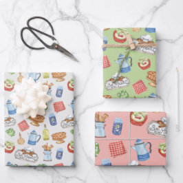 Koch Koch Küche Kochen Lover Wrapping Papier Set