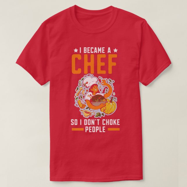 Koch Koch Kulinarischer Gangster Kochen Küche R T-Shirt (Design vorne)