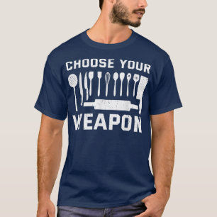 Koch Kochen Wählen Sie Ihre Weapon Kitesurfer T-Shirt