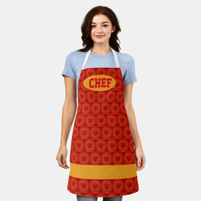 Koch-Korazone Schürze (Getragen)