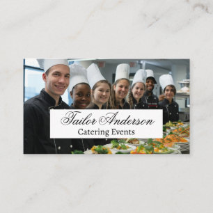 Koch Küchenpersonal Cateringpersonal Visitenkarte
