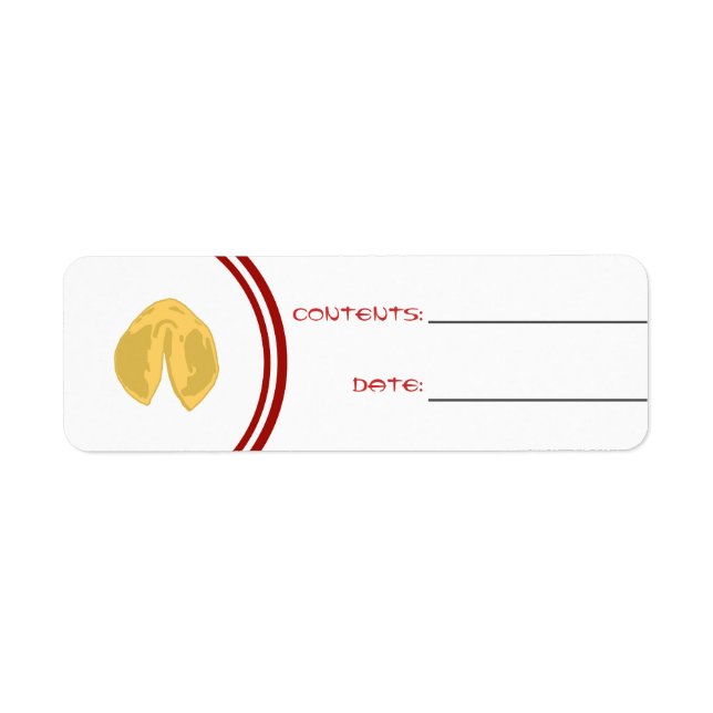 Koch-Label - Essen holen - Glückskeks (Vorne)