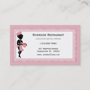 Koch Lady Business Cards Visitenkarte