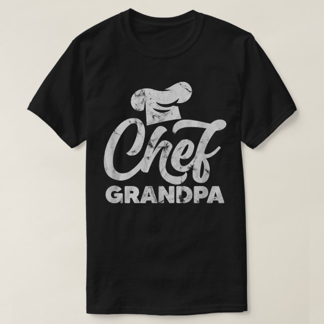 Koch Mens Opa Großvater Kochen T-Shirt (Design vorne)