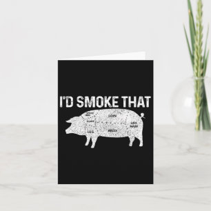 Koch Metzger Grillen, dass ich das Schwein Schwein Karte