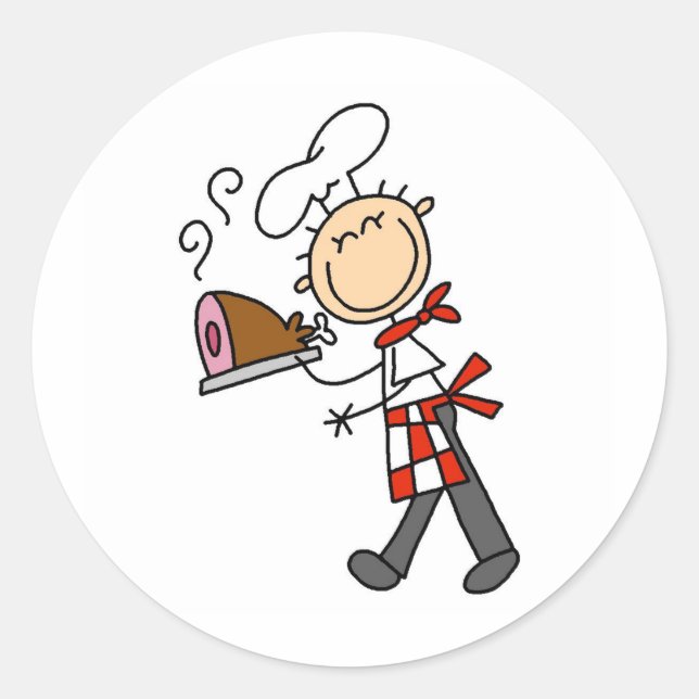 Koch mit Baked Ham Stickers (Vorderseite)