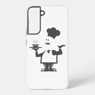 Koch mit einer Schüssel Suppe Samsung Galaxy Hülle