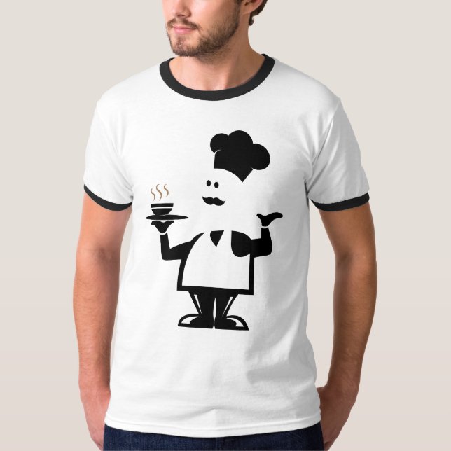 Koch mit einer Schüssel Suppe T-Shirt (Vorderseite)
