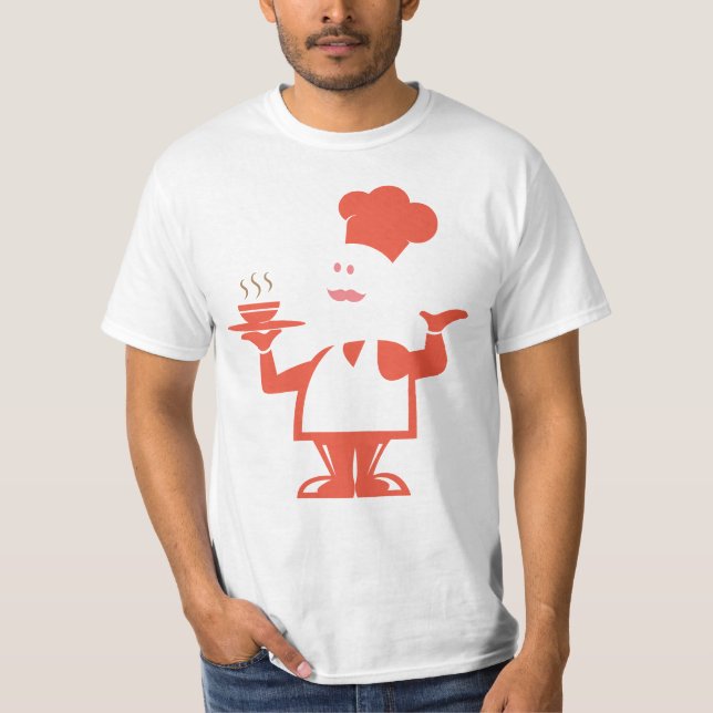 Koch mit einer Schüssel Suppe T-Shirt (Vorderseite)