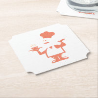 Koch mit einer Schüssel Suppe