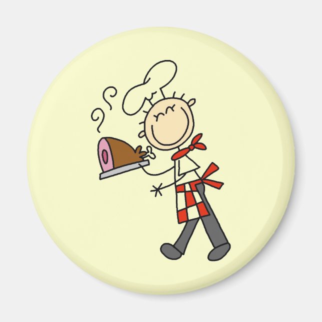 Koch mit gebackener Hütte Magnet (Vorne)