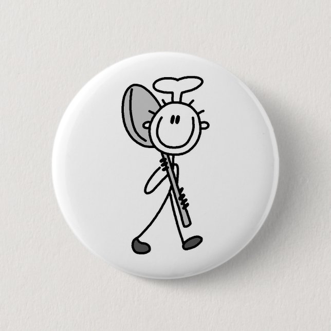 Koch Mit Löffel Button (Vorderseite)
