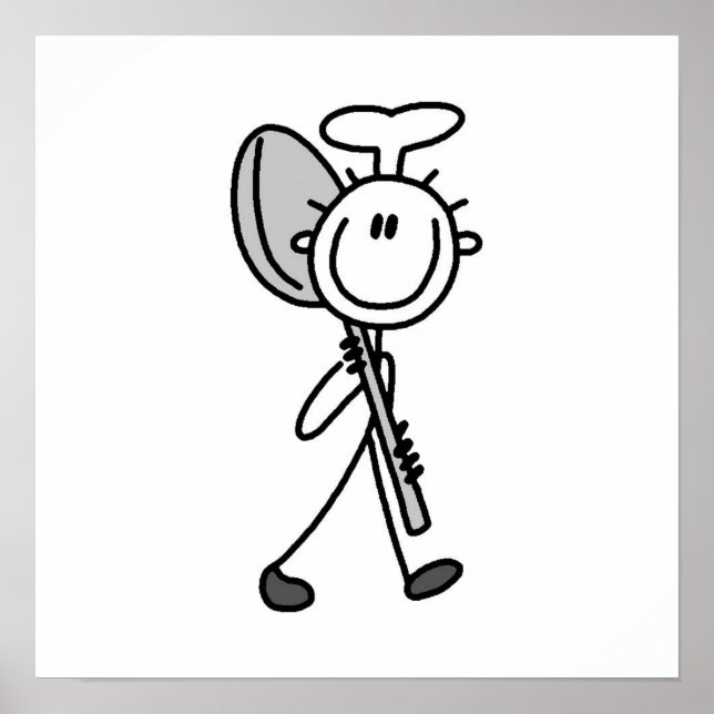 Koch mit Löffel Poster (Vorne)