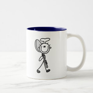 Koch mit Löffel T-Shirts und Geschenke Zweifarbige Tasse