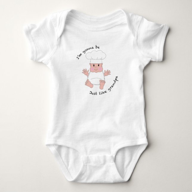 Koch Opa Baby Strampler (Vorderseite)