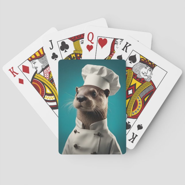 Koch Otter Spielkarten (Rückseite)
