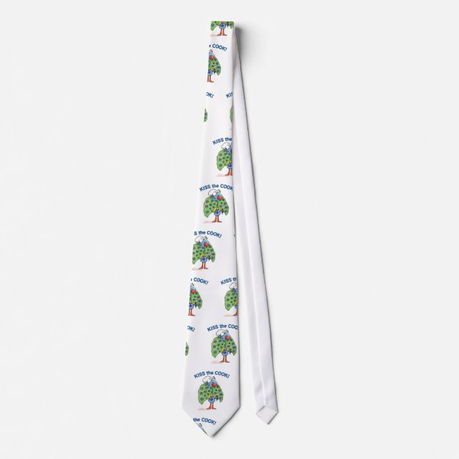 Koch Peacock, Küss den Koch! Krawatte (Vorderseite)