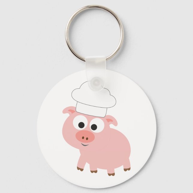 Koch Pig Schlüsselanhänger (Vorderseite)
