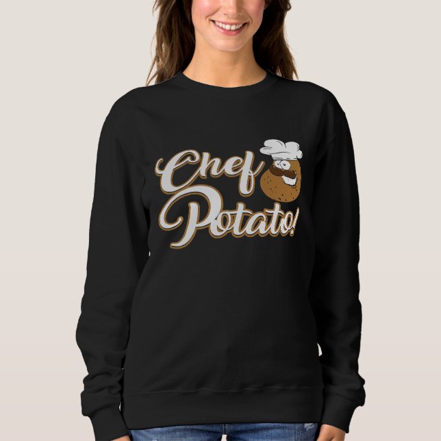 Koch Potato Kochen Sweatshirt (Vorderseite)