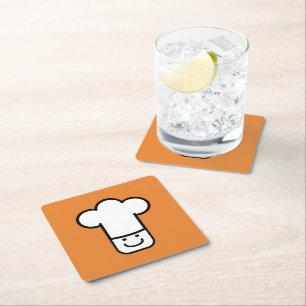 Koch Rechteckiger Pappuntersetzer