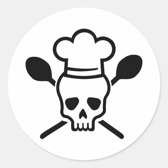 Koch Runder Aufkleber (Vorderseite)