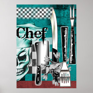 Koch Schädel 4 Poster